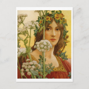 Cartão Postal Cartão-postal de pintura clássico