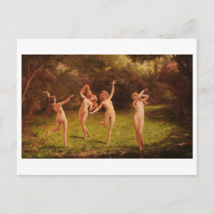 Cartão Postal Cartão-postal de pintura clássico