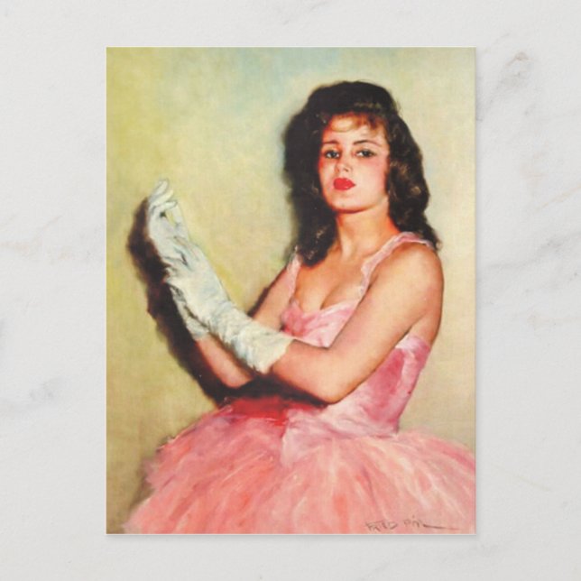 Cartão Postal Cartão-postal de pintura clássico (Frente)