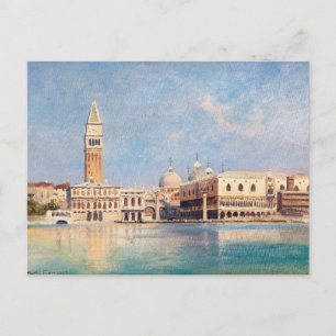 Cartão Postal Cartão-postal de pintura Vintage Venice