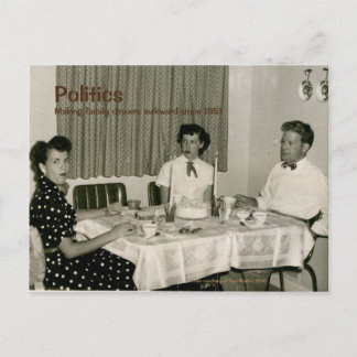 Cartão Postal Cartão-postal de Política Retroativa