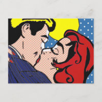 Cartão-postal de Pop Art Feliz De Sempre