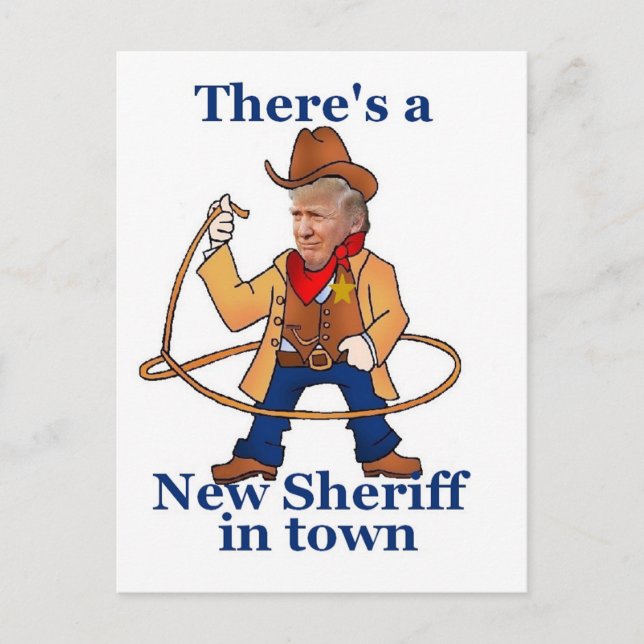 Cartão Postal Cartão-postal de posse do TRUMP (Frente)