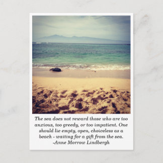 Cartão Postal Cartão-postal de praia havaiana