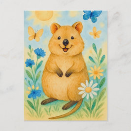 Cartão Postal Cartão-postal de Primavera de Canguru de Cokka de 