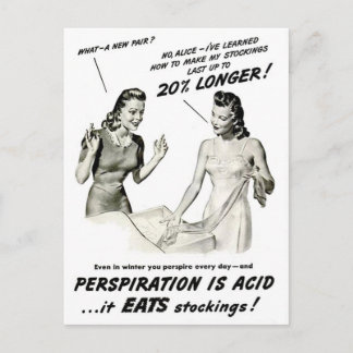 Cartão Postal Cartão-postal de publicidade da Vintage Stocks Pan