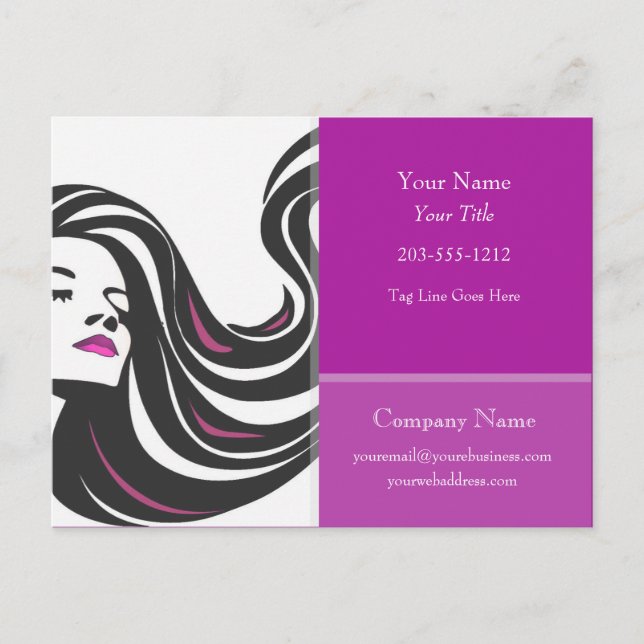 Cartão Postal Cartão-postal de publicidade profissional - HAMbyW (Frente)