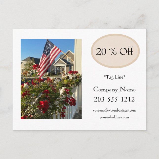 Cartão Postal Cartão-postal de publicidade profissional - HAMbyW (Frente)