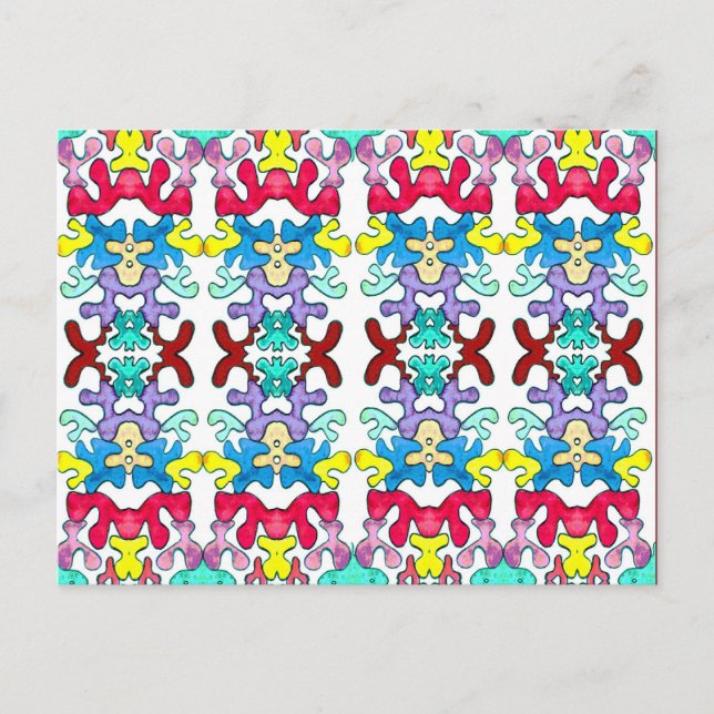 Cartão Postal Cartão-postal de quebra-cabeça (Frente)