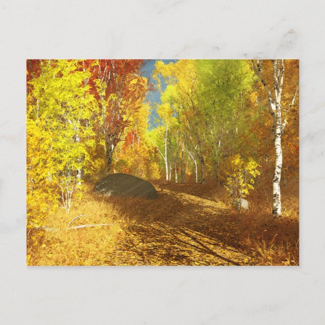 Cartão Postal Cartão-postal de queda (Frente)