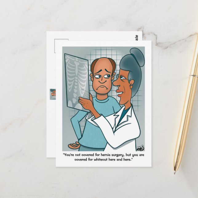 Cartão Postal Cartão-postal de Raios X (Frente/Verso In Situ)