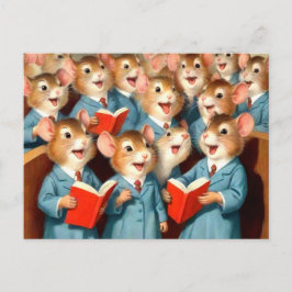 Cartão Postal Cartão-postal de ratos corais da Igreja Cura
