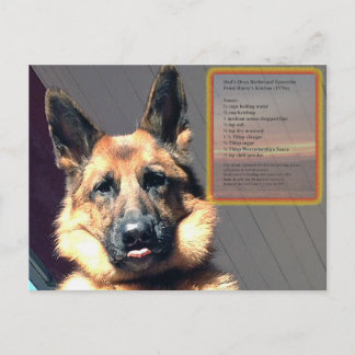 Cartão Postal Cartão-postal de recebimento de churrasco de forno