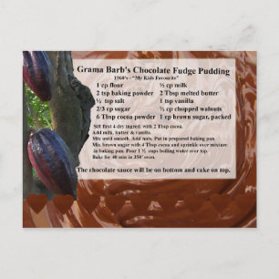 Cartão Postal Cartão-postal de Receita de Combustível de Choco