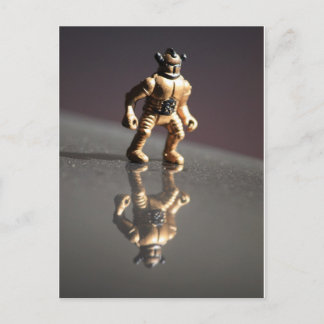 Cartão Postal Cartão-postal de Reflexão de alienígena