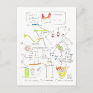 Cartão Postal Cartão-postal de remoção de dentes