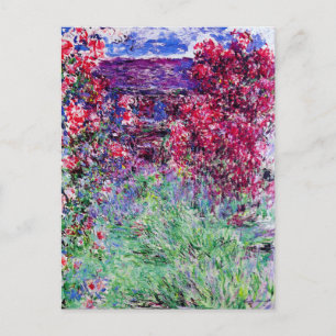 Cartão Postal Cartão-postal de Rosas Monet