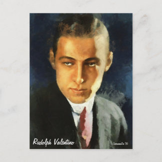 Cartão Postal Cartão-postal de Rudolph Valentino