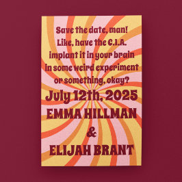 Cartão Postal Cartão-postal de salvamento imediato Psicodélico