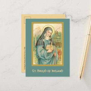 Cartão Postal Cartão-postal de Santa Brígida da Irlanda (M 014)