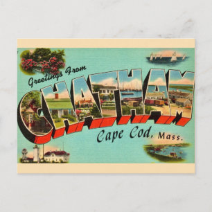Cartão Postal Cartão-postal de saudação Chatham Massachusetts