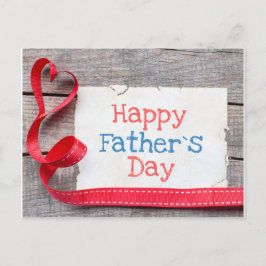 Cartão Postal Cartão-postal de saudação de dia de os pais