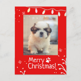 Cartão Postal Cartão-postal de saudação de Natal Personalizado
