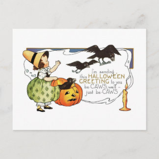 Cartão Postal Cartão-postal de saudações do Halloween