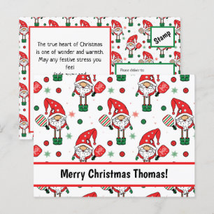 Cartão Postal Cartão-postal de seleção de Natal