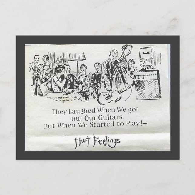 Cartão Postal Cartão-postal de sentimentos feridos (Frente)