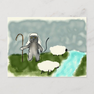 Cartão Postal Cartão-postal de Shepherd Cat