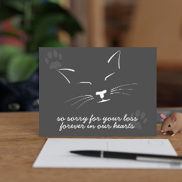 Cartão Postal Cartão-postal de simpatia Cat