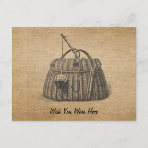 Cartão Postal Cartão-postal de sobreposição de caixa de pesca de