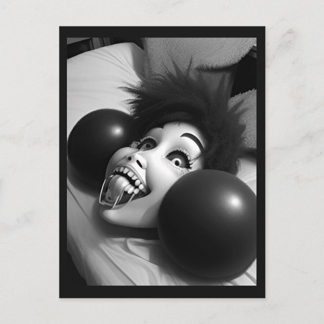 Cartão Postal Cartão-postal de sorriso estranho (Frente)