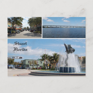 Cartão Postal Cartão-postal de Stuart Florida, Sailfish Capital