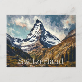 Cartão Postal Cartão-postal de Suiça Matterhorn