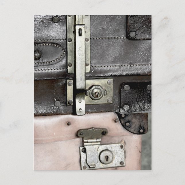 Cartão Postal Cartão-postal de Suitcases Antigo (Frente)