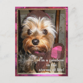 Cartão Postal Cartão-postal de Tempestades de Vida