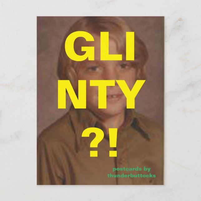 Cartão Postal Cartão-postal de Thunderbuttocks (Frente)