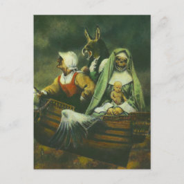 Cartão Postal Cartão-postal de três bruxas
