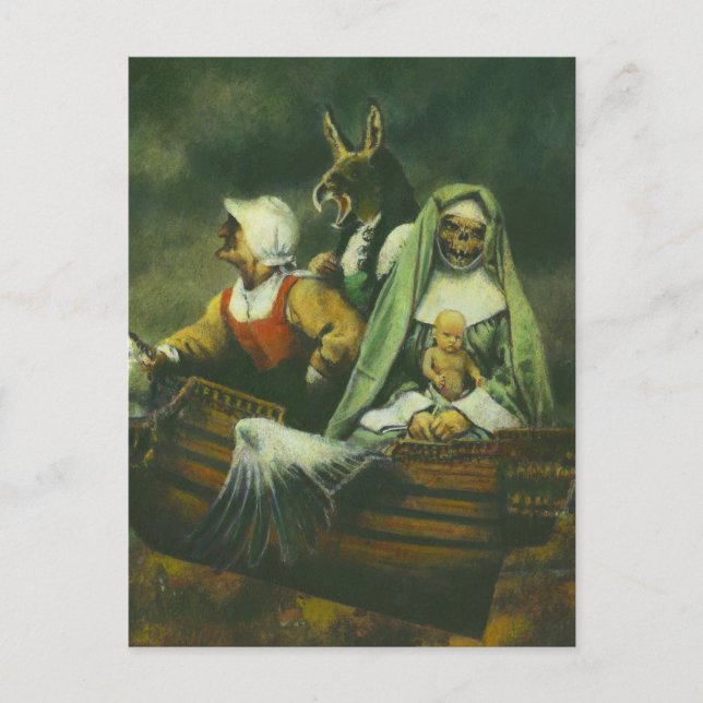 Cartão Postal Cartão-postal de três bruxas (Frente)