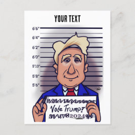 Cartão Postal Cartão-postal de trunfo de voto