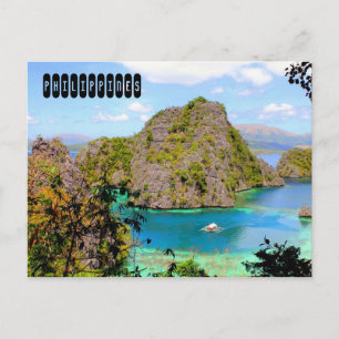 Cartão Postal Cartão-postal de turismo nas Filipinas