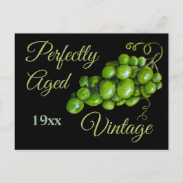 Cartão Postal Cartão-postal de Uvas