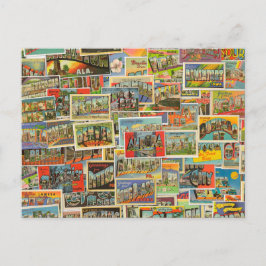 Cartão Postal Cartão-postal de Vazio viagens vintage