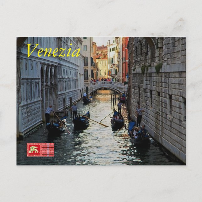 Cartão Postal Cartão-postal de Veneza (Frente)