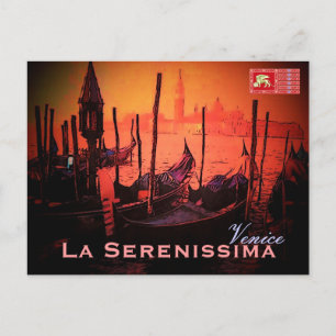 Cartão Postal Cartão-postal de Veneza