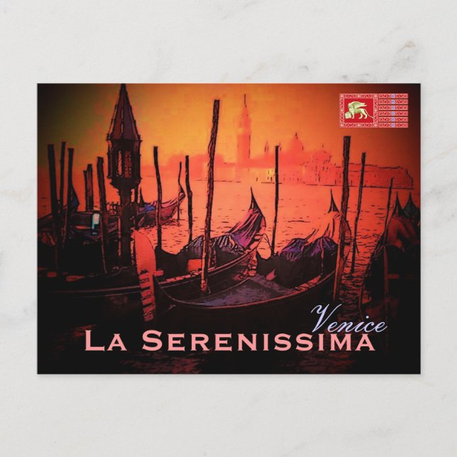 Cartão Postal Cartão-postal de Veneza (Frente)