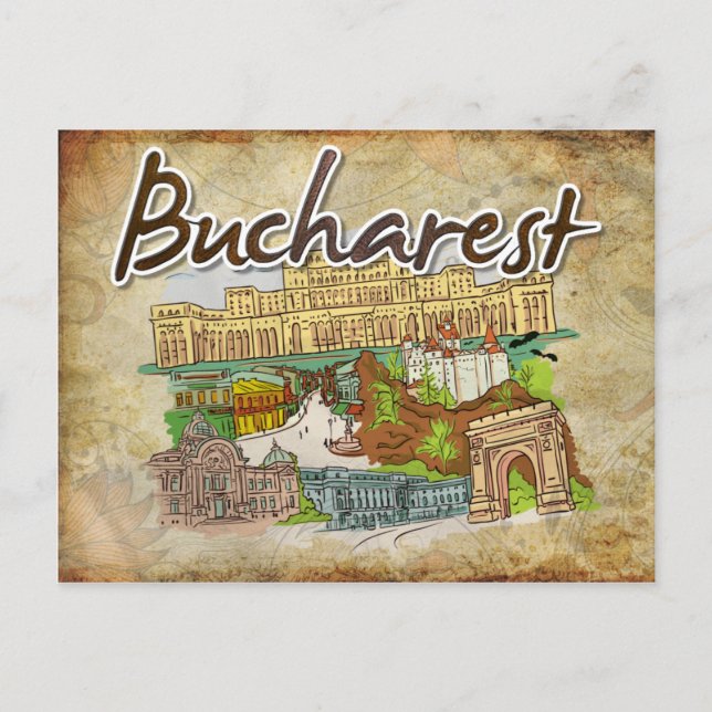 Cartão Postal Cartão-postal de Viagem de Folha de Papel Búlgaro (Frente)