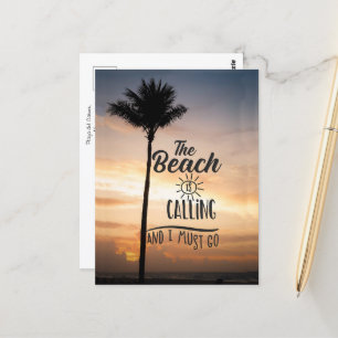 Cartão Postal Cartão-postal de Viagem Inspiracional